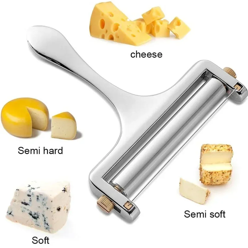 Cheese Slicer Adjustable Thickness Cheese Tools for Cheddar Gruyere Raclette Mozzarella Block cheese slicer