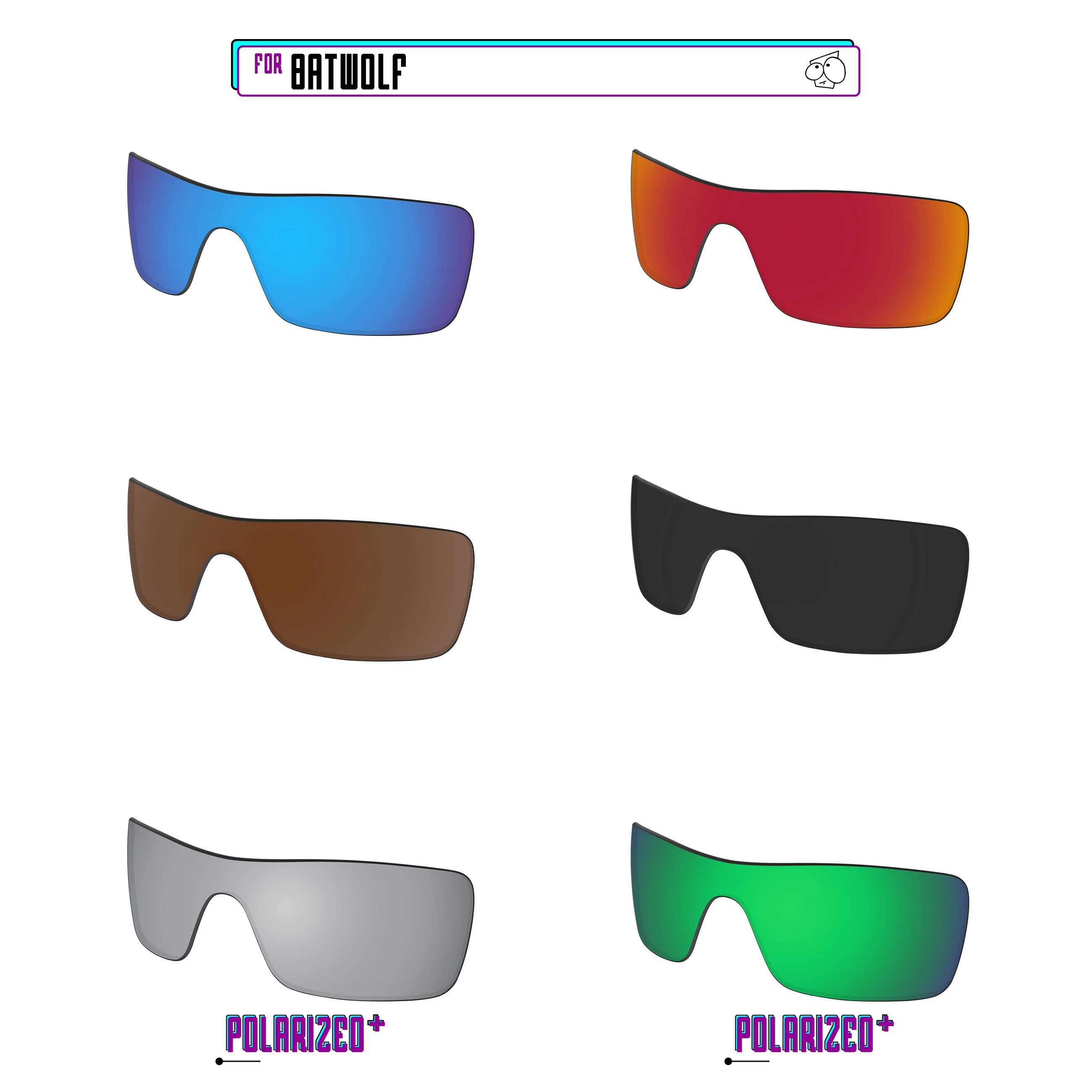 EZReplace Premium Polarized Sunglass Lenses - Multiple Options Available