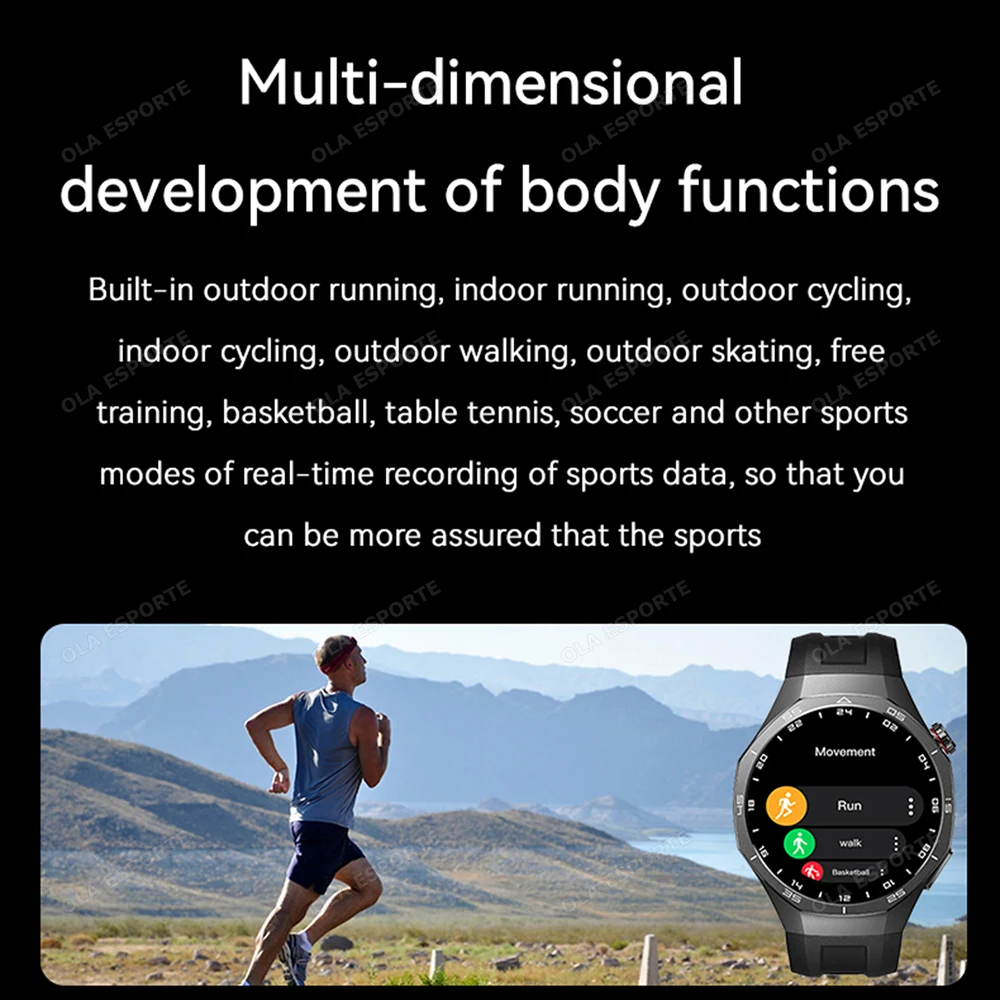 2026 New Men's Smart Watch HD Display Health Tracking Bluetooth Calling Voice Assistant Sports Women Smartwatch For Android IOS 3