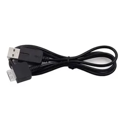 Enhanced USB Charging Cable with Data Transfer for Sony PS Vita Consoles (Black)