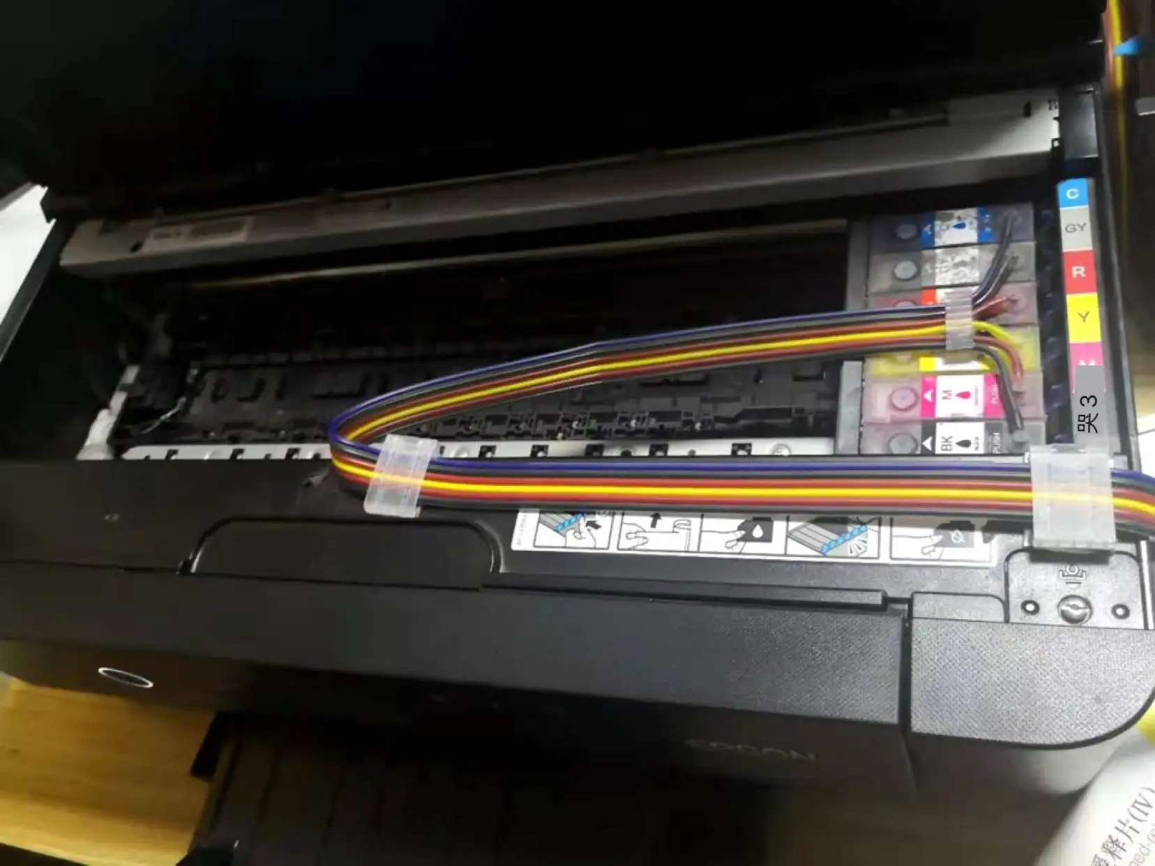 UP 378+478 312+314 칩이 없는 Epson XP-15000 XP-15010 XP-15080 XP15010 XP15080용 빈 CISS 잉크 공급 시스템