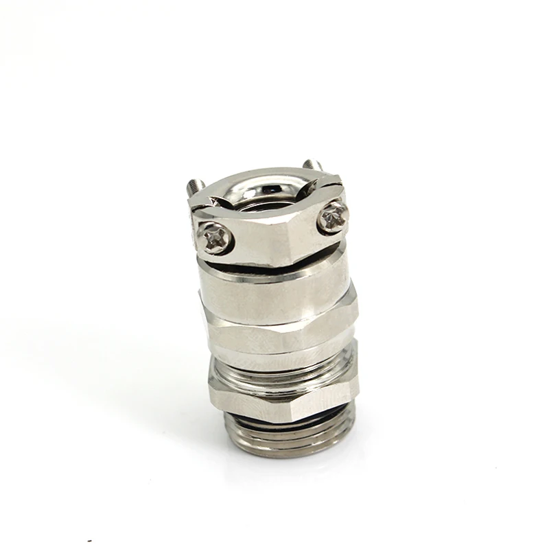 Waterproof Electircal Metal Doube Locked Seal Connector Gland Joint Insert M20 Size Wire Range