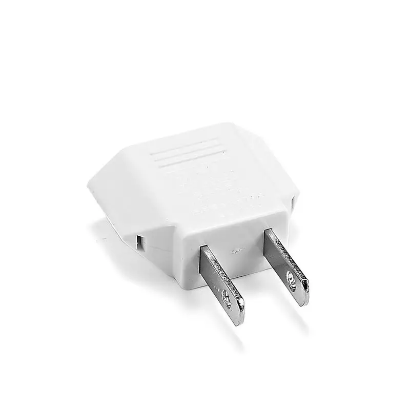 1/5/10pcs US To EU American Travel Adapter 2 pin 4.0mm European EU To US plug Power adapter Converter Electrical Socket Outlet