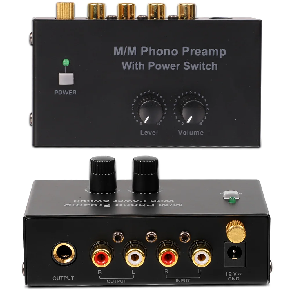 PhonoPreampMiniStereoAudioAmplifierPhonoPreamplifierPhonographPreamplifierRecord