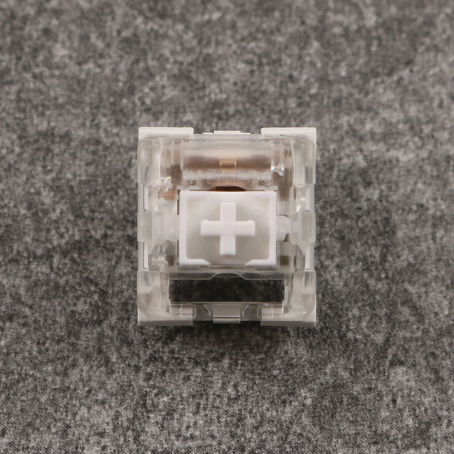 Fadog 화이트 V3 스위치 E스포츠 실버 샤프트, 부드러운 HIFI 컷, 버터 마작 사운드, 맞춤형 기계식 샤프트 바디