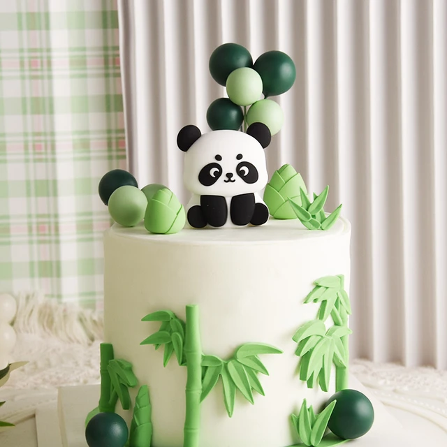 Netflix Giant Panda Cake Decoration Cute Cartoon Panda Doll Bamboo ...