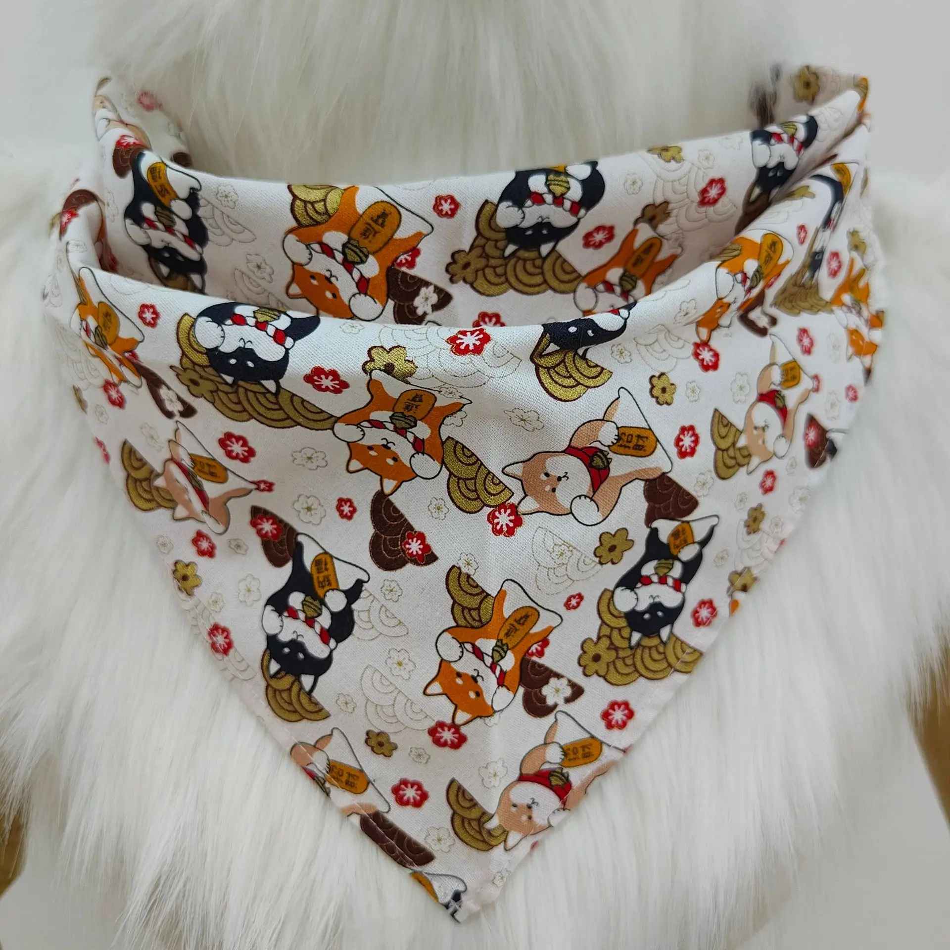 Kig Fursuit Furry Cosplay Props Decors Bibs Burp-cloth Pet Poppy Cat Animal Kawaii Cute Kigurumi Accessories Halloween Party