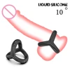 Penis Ring Reusable Silicone Semen Cock Ring Penis Enlargement Delayed Ejaculation Sex Toys For Men 1