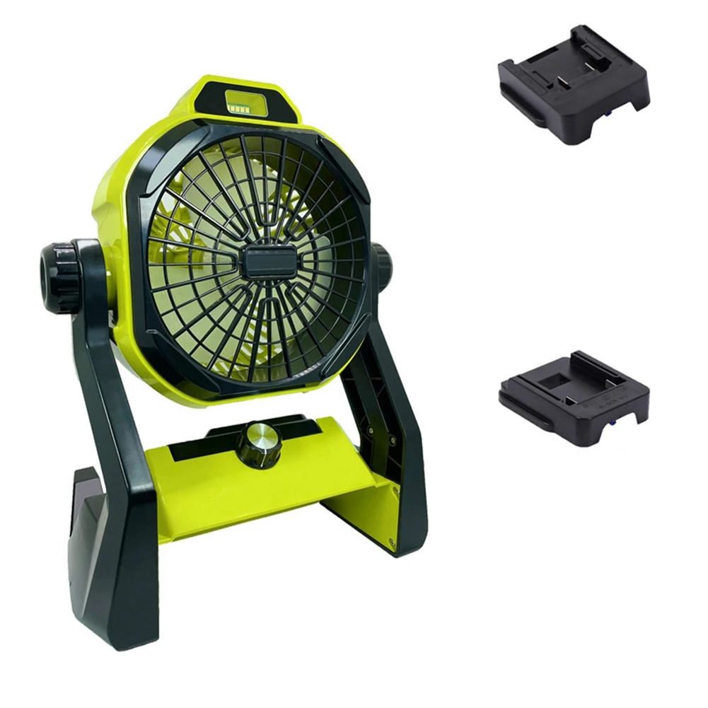 

For DEWALT Milwaukee for Bosch 18VLi-Ion Battery with Adapte Work Fan