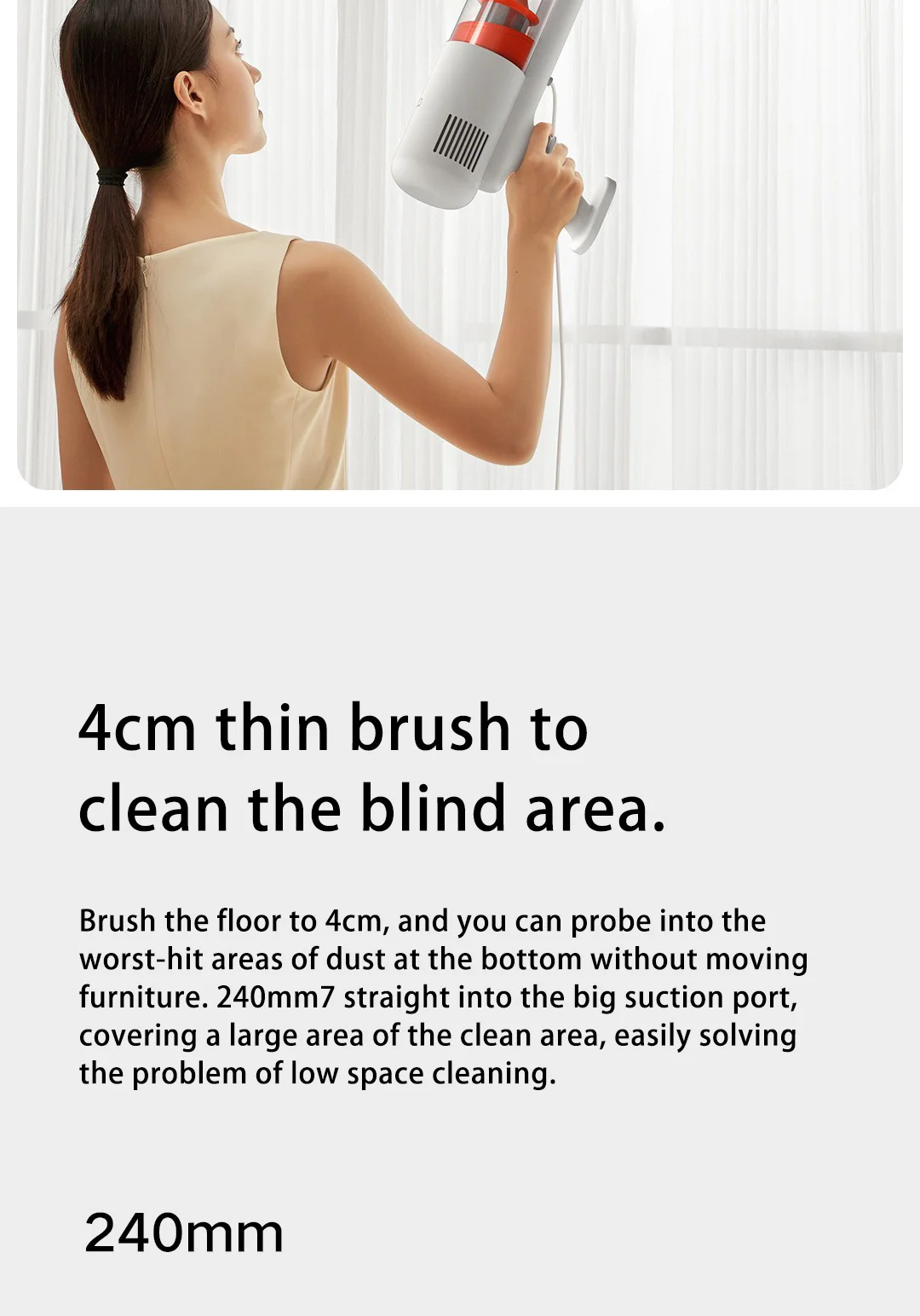 XIAOMI MIJIA Wireless Vacuum Cleaner 2 description image 9