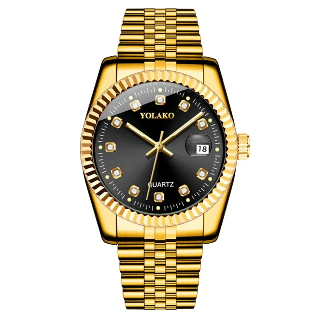 Mens Gold Watches  Business Quartz Watch - Image 5