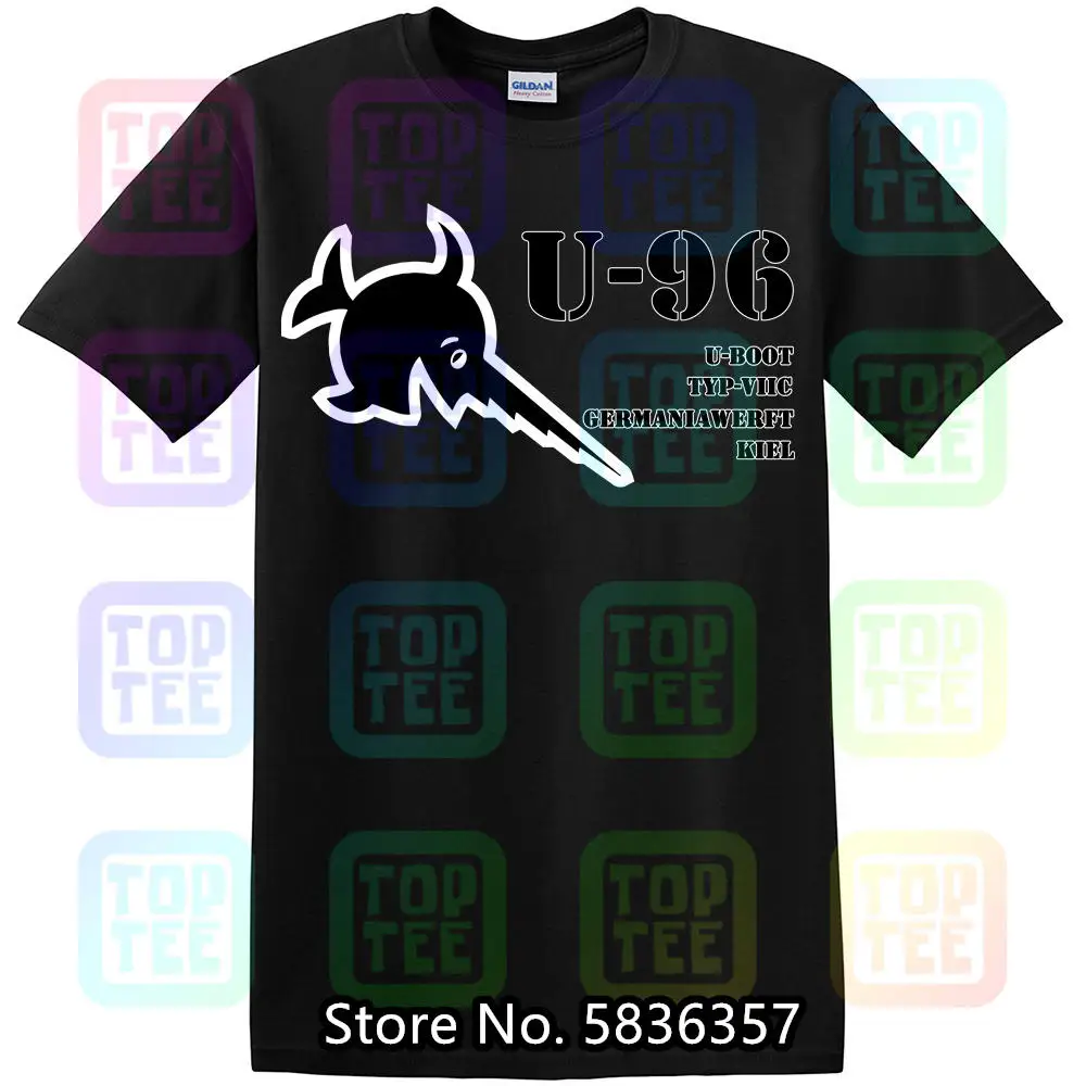 U96 Oranger Sägefisch Fisch U-Boot Marine Taucher Orange T-Shirt #34315