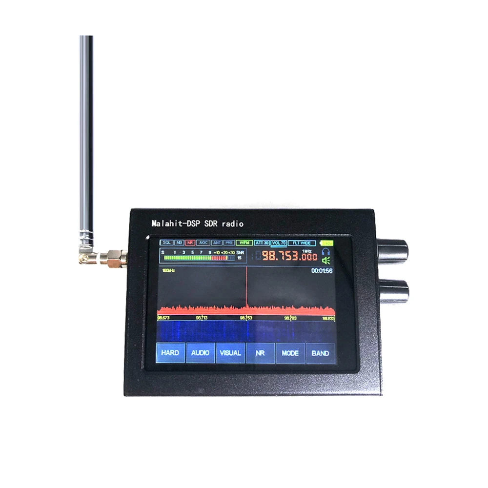 KKnoon SDR短波　受信機 あまてむ｜KKnoon SDR 受信機 50KHz-200MHzマラカイト タッチ