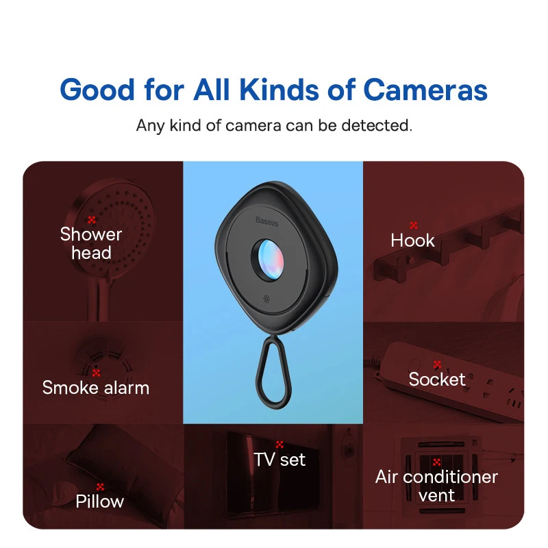 Hidden camera detector camera detector Baseus portable for anti-peeping