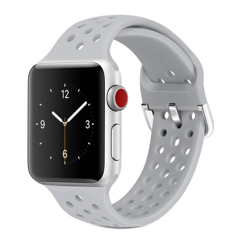 Strap Compatible with Apple watch 44mm 42mm 40mm 38mm Sports breathable replacement strap for iwatch 7 6 5 4 3 SE Band