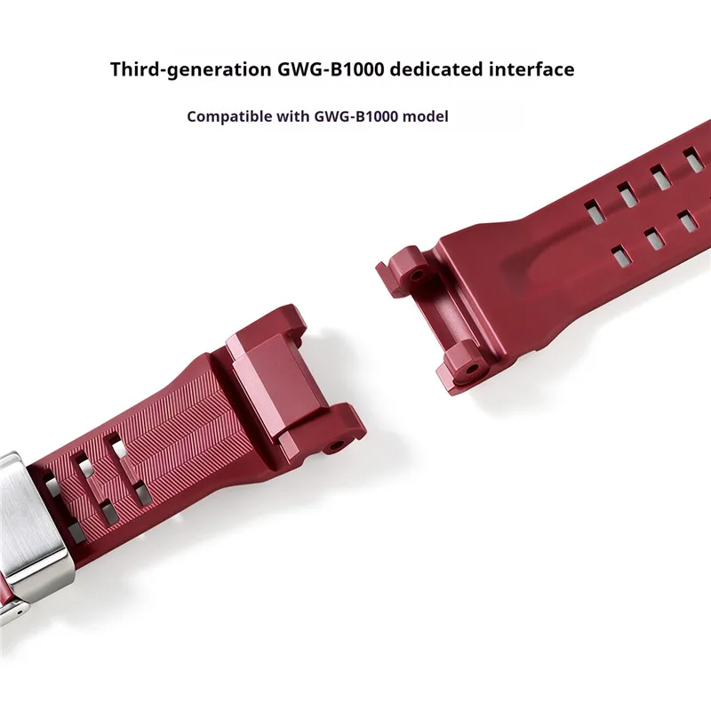 Premium Waterproof TPU Watch Band with Metal Ring for Sport Watches - Includes Resin Strap and Tools