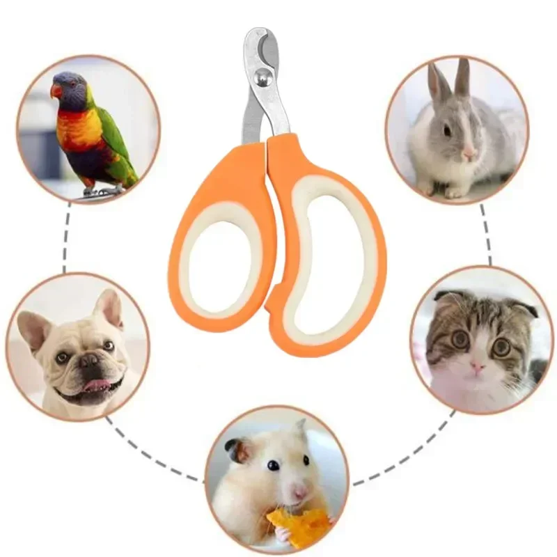 Pet Nail Clipper for Small Cat Dog Stainless Steel Puppy Claws Cutter Pet Nall Grooming Clippers Trimmer