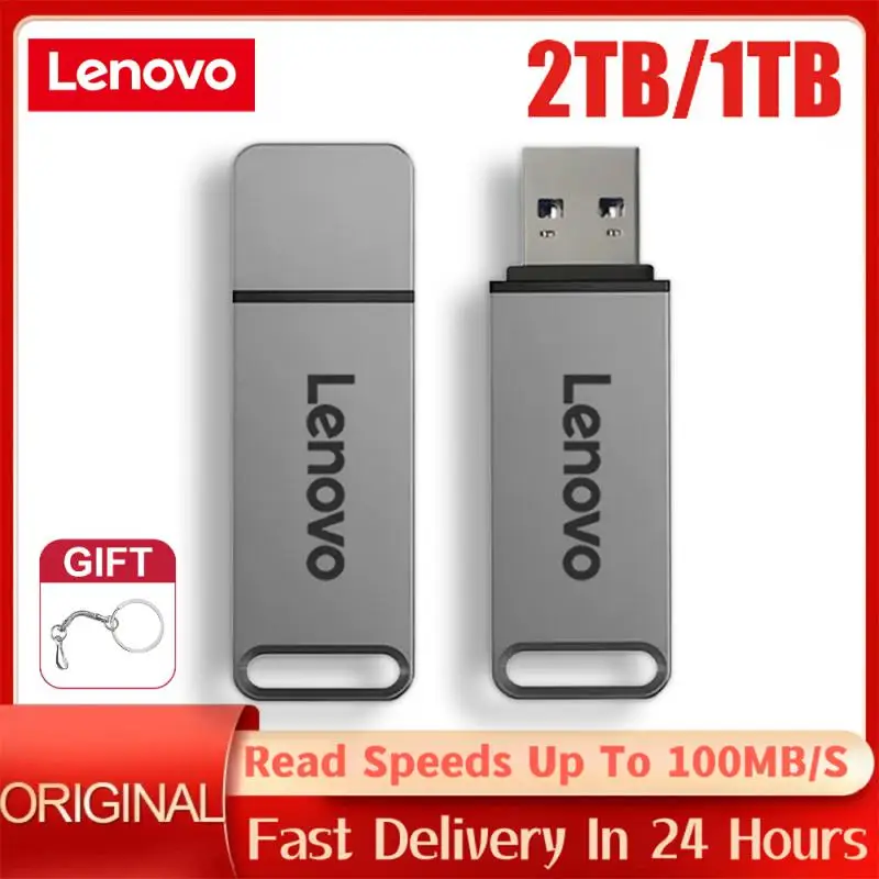 Lenovo Usb 3.1 Chiavetta Usb In Metallo Business Ad Alta Velocità 128Gb 256Gb Pen Drive Regalo Chiavette Usb 512Gb 1Tb Pendrive Di Backup Dati