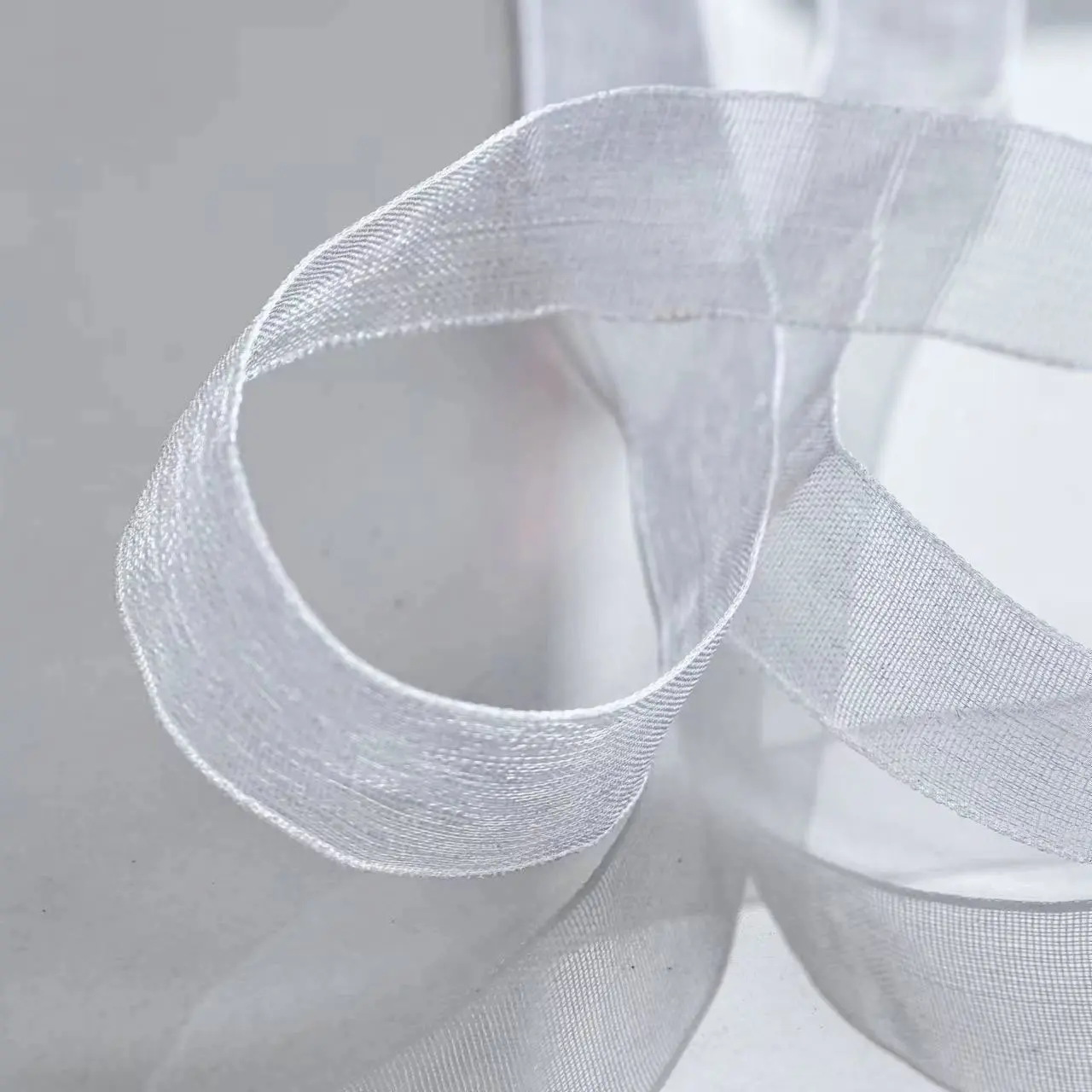 

5Yards/Roll White Organza Ribbons 1/2" Wide Handmade Crafts Bowknot Accessories DIY Clothing Embelissement Gift Box Decoration
