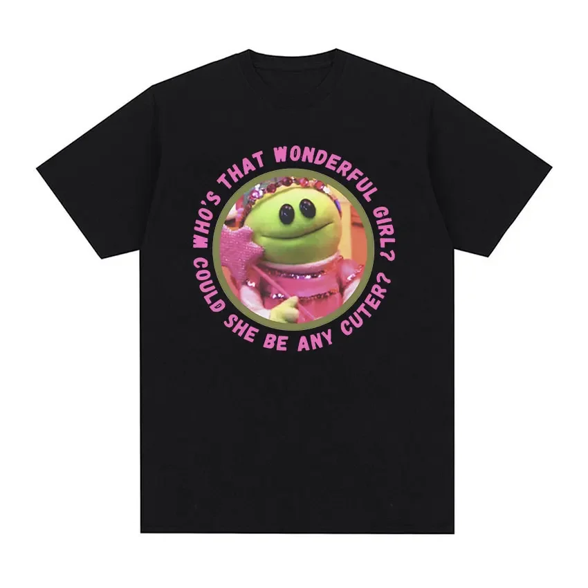 

Футболка Nanalan Who's That Wonderful Girl с графическим рисунком, мужская и женская модная повседневная футболка из 100% хлопка большого размера, топы в стиле Харадзюку