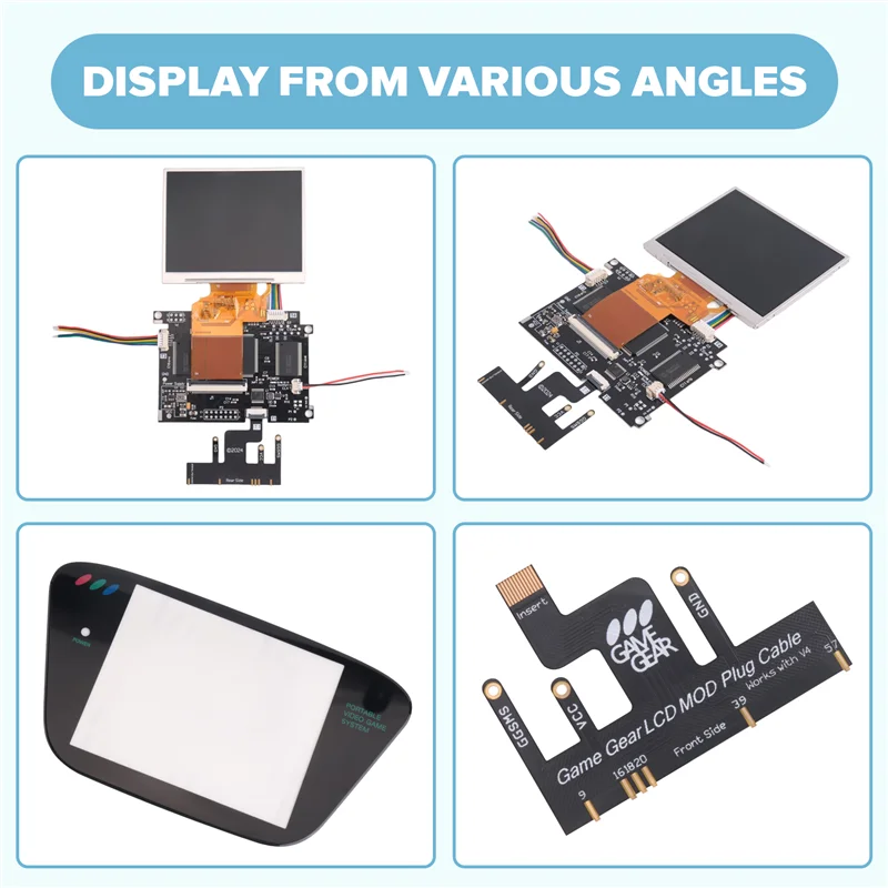 BTLIFE-V4.2 OGS IPS LCD a schermo intero per SEGA Game Gear GG Schermo LCD retroilluminato per console SEGA Game Gear GG - immagine 4