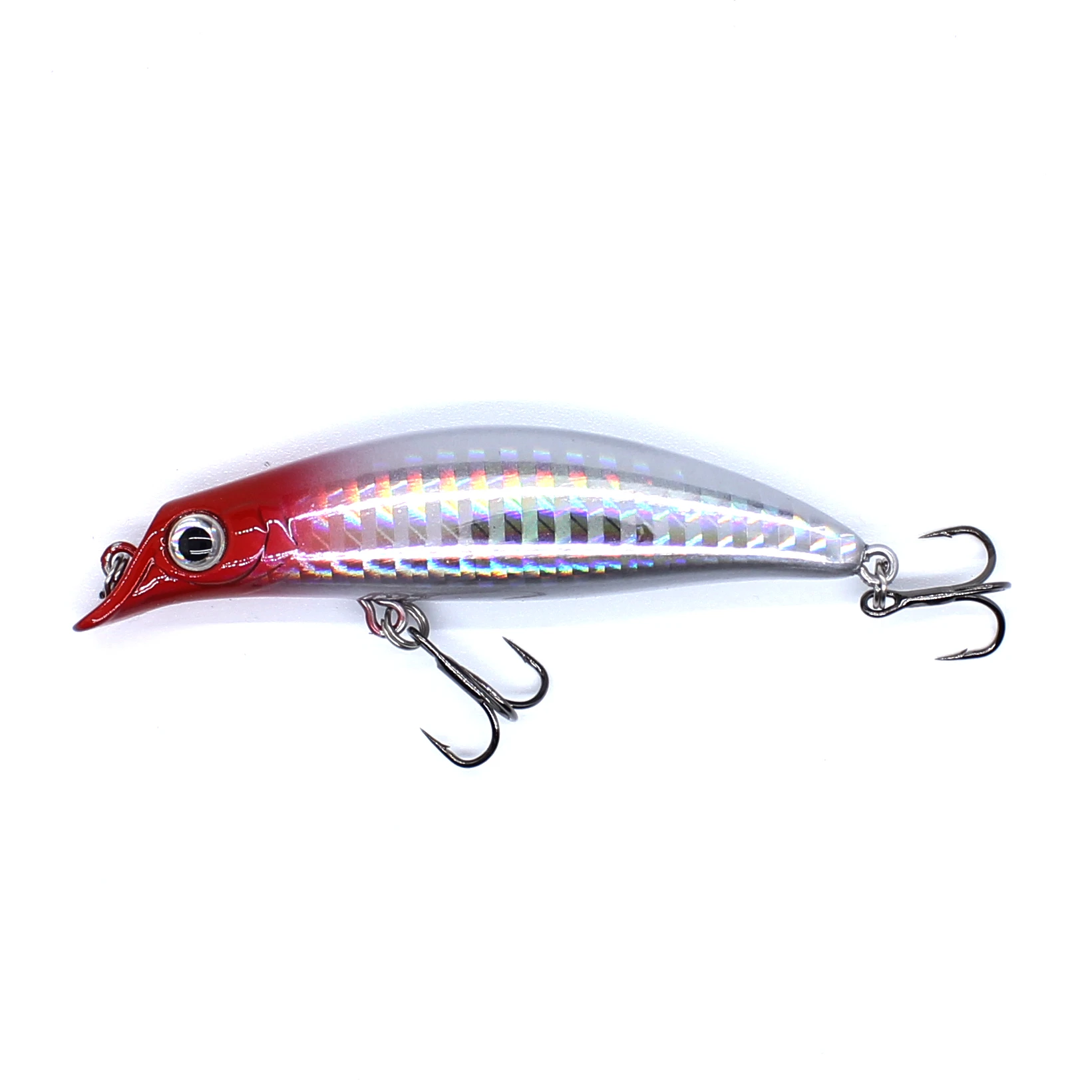 Aoclu Top water Hybird Schwimmer 75mm 6,5g harten Köder Minnow Stick Köder Bass Forelle Boot Angeln UV-Malerei leuchten im Wasser – Detail 11