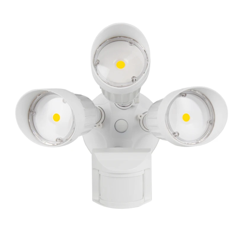 

Triple Head Energy-efficient Flood Light 30W Motion Sensor Security Light