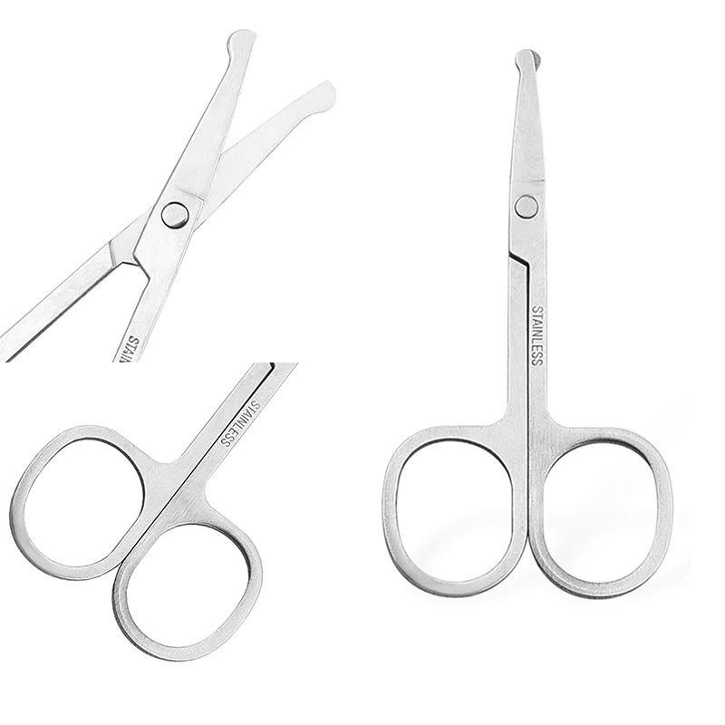 Eyebrow Scissor Eyelash Trimmer Nails Eyebrow Nose Hair Eyelash Cuticle Trimmer Manicure Scissor Stainless Makeup Beauty Scissor 3