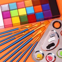 Face Body Paint Painting Palette Cosmetic Paint Palette Face Paint Pigment for Halloween Makeup Christmas Fancy Dress Set 1