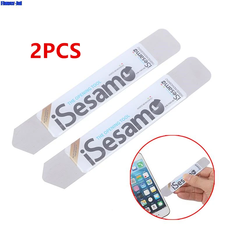 Opening Tools 2Pcs Stainless Steel Blade Soft Thin Pry Spudger Cell Phone Tablet Screen Battery For Samsung Iphone Ipad Opener
