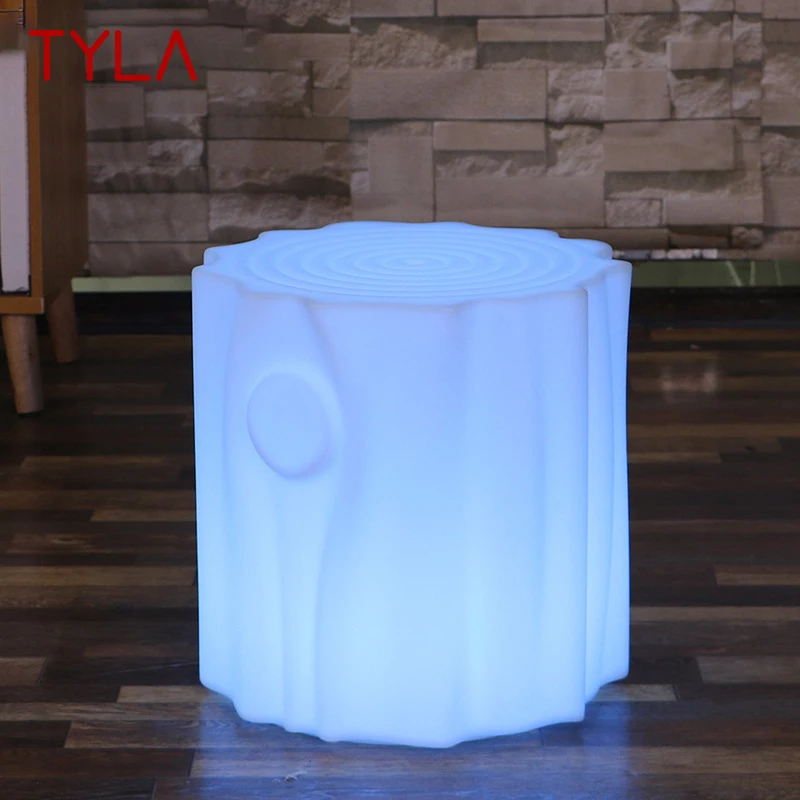 

TYLA Modern Stump Stool Led Creative Luminescence Atmosphere Night Light Waterproof IP65 Decor Restaurant Bar