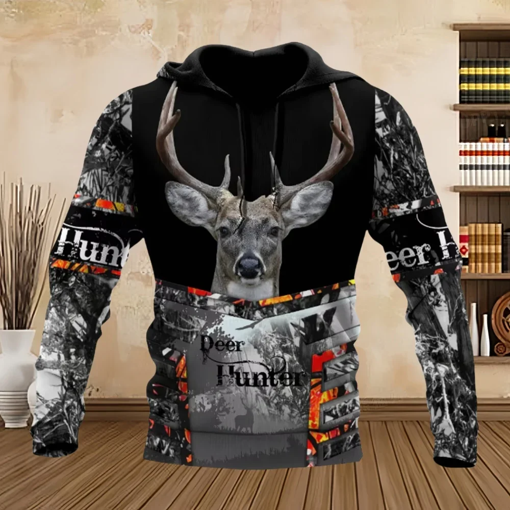 Men’s 3D Deer Hoodie 2