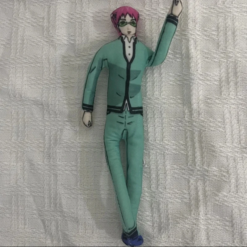 Anime The Disastrous Life of Saiki K. Saiki Kusuo Cosplay Plush Dolls Unisex Funny Stuffed Dolls Ornament Gifts Accessories plush toy plush doll anime ornament