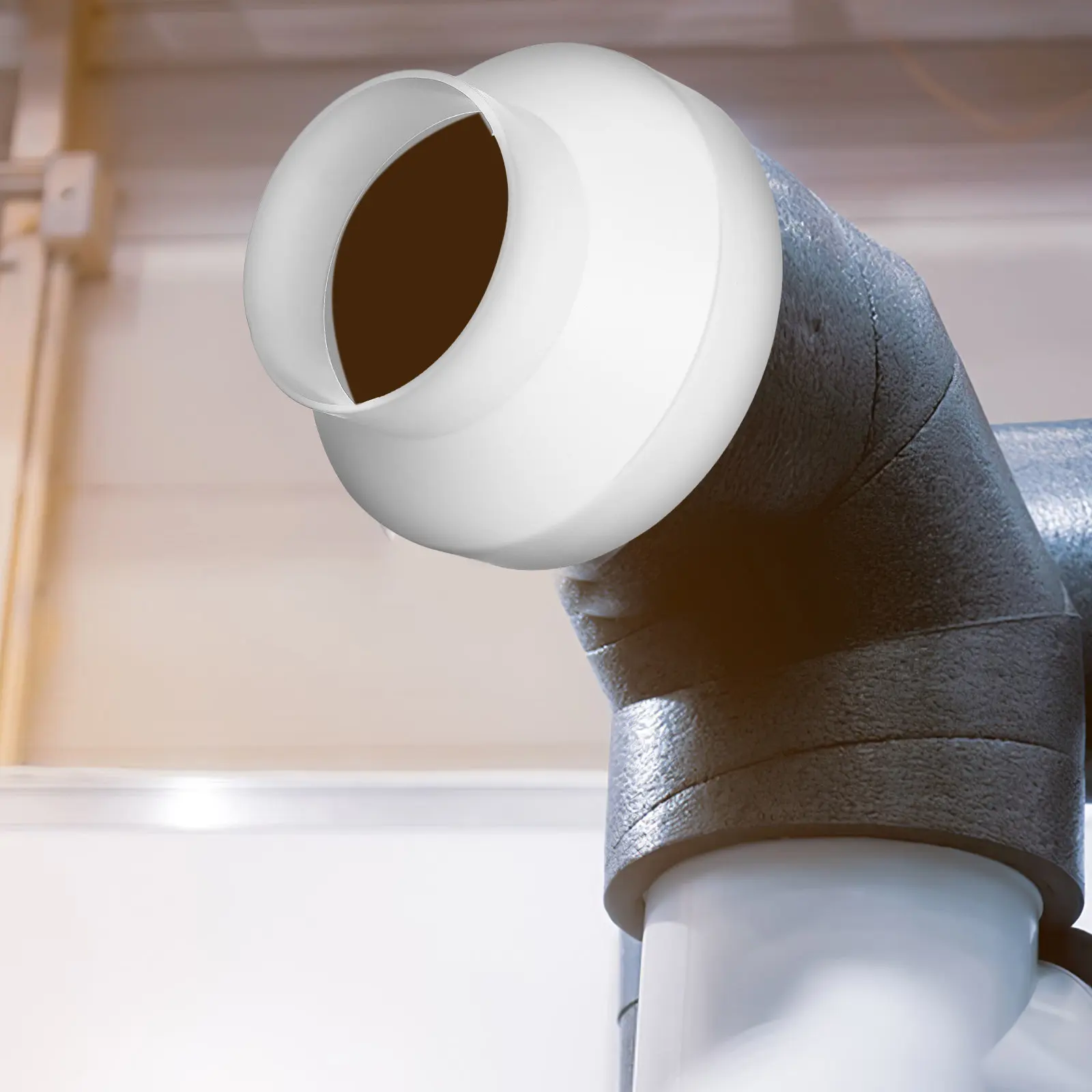 환기 덕트 어댑터 플라스틱 7인치5인치 덕트 감속기 커넥터 효율적인 공기 순환을 위한 테이퍼형 호스 어댑터