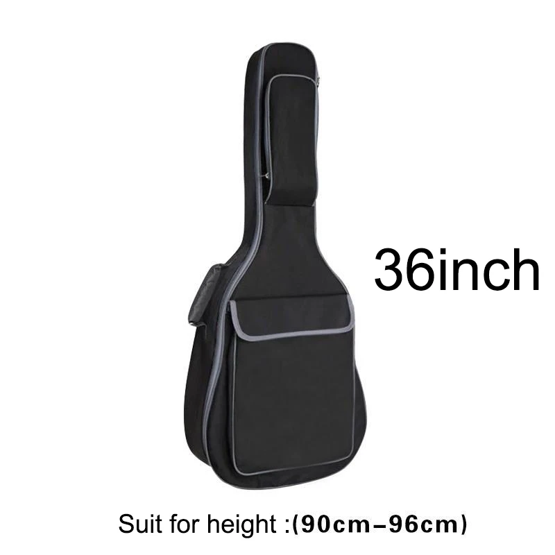 36 Inch Oxford Fabric Guitar Case Gig Bag Double Straps Padded 10mm Cotton Soft Waterproof Backpack guitar bag