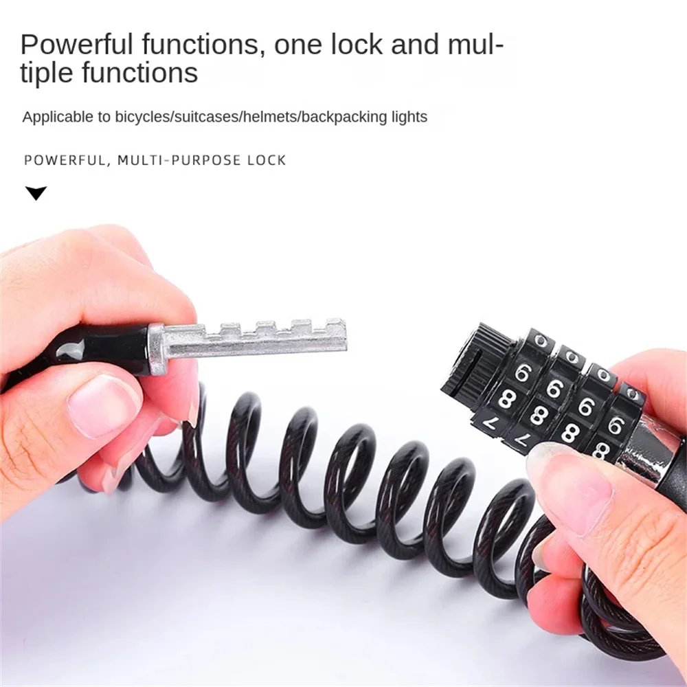 Steel Wire Chain Bike Lock 4