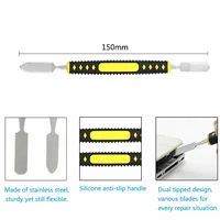 6pcs Hand Tools Set Phone Repair Tools Kit Disassembly Blades Pry Opening Tool Metal Crowbar Disassemble Kit Phone Spatula 3