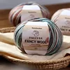 50g/Roll Gradient Cake Yarn Hand Knitted Wool Cotton Yarn Crochet Thread Clothing Hat Scarf DIY Knitting&Crocheting 1