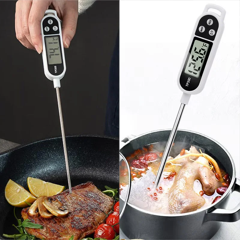 Kitchen Food Baking Digital Thermometer Electronic Probe Type Digital Display Cooking Liquid Grill Oven Thermometer 2