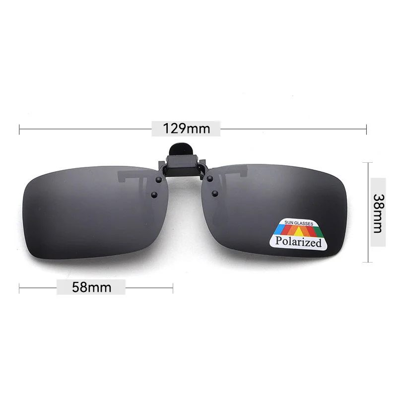 Polarized Photochromic Flip-Up Clip-On Sunglasses