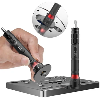 Mini smussatrice pneumatica 45 ° strumento per smusso per sbavatura in metallo strumenti per rifilatura angolare lineare ad arco regolabile portatile