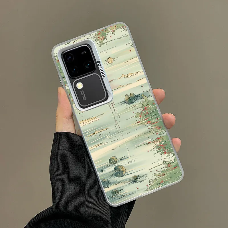 Anime Art Sky Landscape Laser Phone Case - Shockproof Cover