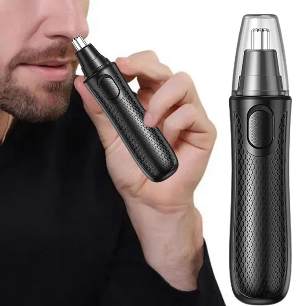 

Convenient Detail Trimmer Battery Operated Portable Men Women Nose Ear Hair Trimmer Non-slip Nose Hair Trimmer for Unisex
