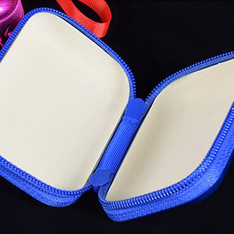 Women Candy Color Headphone Protective Coin Purses Storage Box for Travel Zipper Mini Data Cable Small Money Case Container Bag