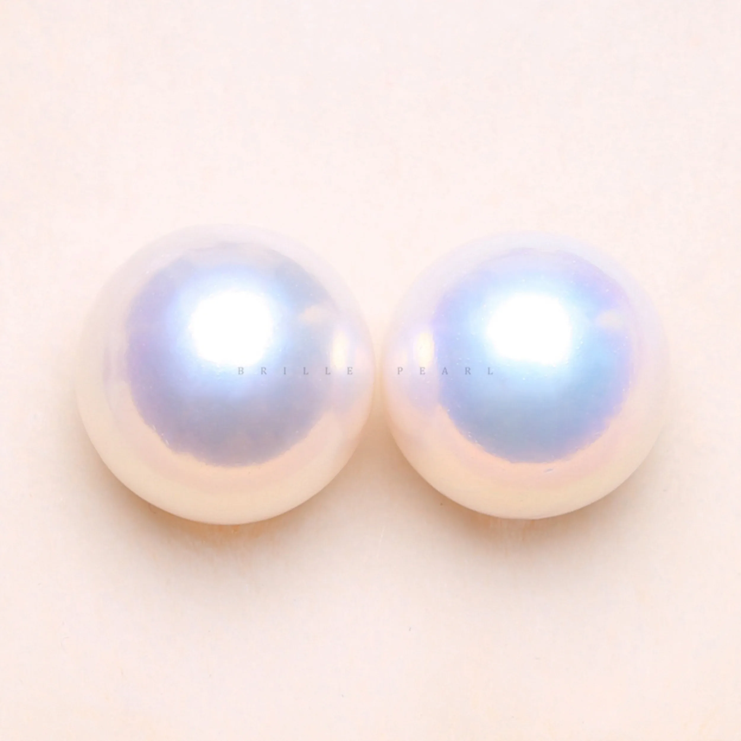 BaroqueOnly 내추럴 에디슨 진주 비즈 쌍, AAAA 등급, 흰색 DIY 반지 펜던트 귀걸이 스터드, BCM, 10-11mm