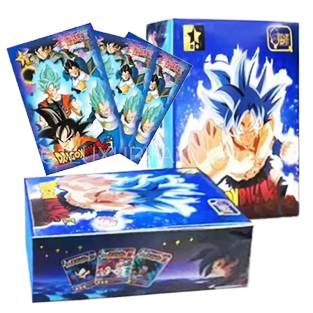 

One Case Dragones Ball Cards Booster TCG Collection Japan Anime Rare Pack Family Party Table Games Children's Toys Birthday Gift