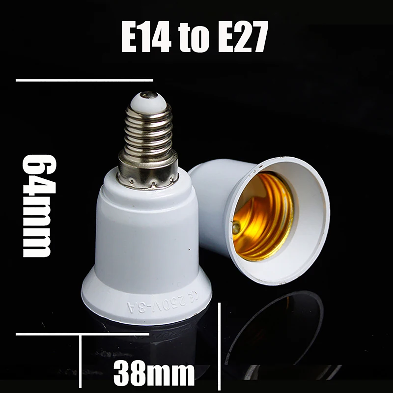 E14 To E27 Adapter Conversion Socket Fireproof Plastic Converter High Quality Material Socket Bulb Adapter Lamp Holder bulb adapter socket