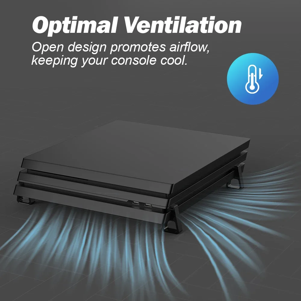 Cooling Holder Stand For PS4 Anti-Slip Base