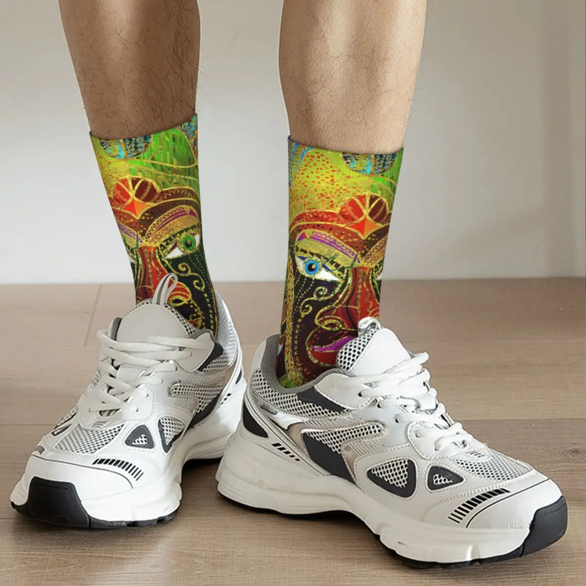 

Tribal Mask Colorful Collage Adult Socks Unisex socks,men Socks women Socks