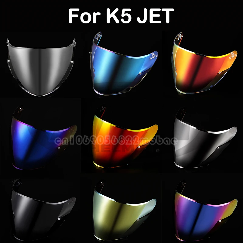 Visiera Per Casco Per Agv K5 Jet Helmet Shields Protezione Uv Parabrezza Parasole Casco Moto Accessori